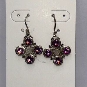 NWOT Nicky Butler Sterling Silver Multi Gemstone Earrings